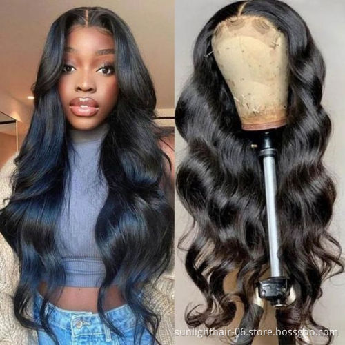 Sunlight Body Wave Human Hair 40 Inch Weave Virgin Hd Lace 10a Unprocessed Extensions Wigs For Black Women